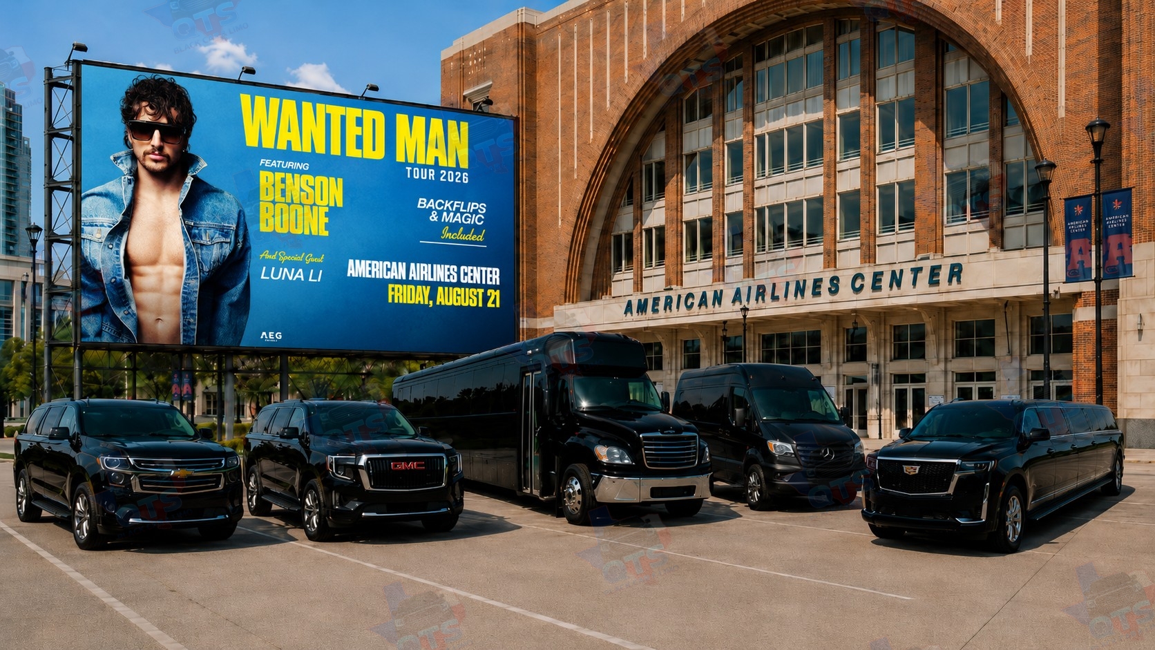 Benson Boone — DFW black car & chauffeur service