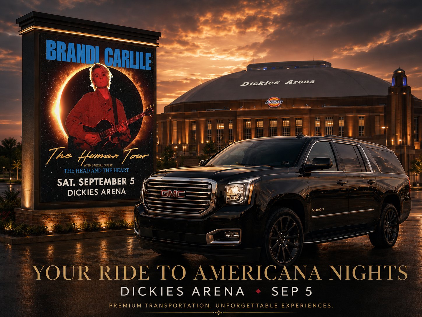 Brandi Carlile — DFW black car & chauffeur service
