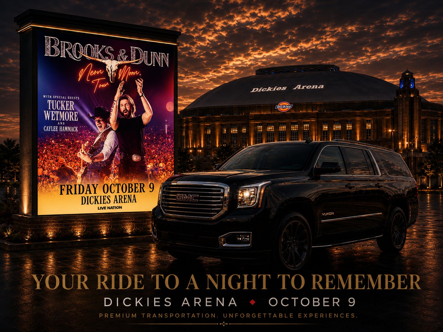 Brooks & Dunn — DFW black car & chauffeur service