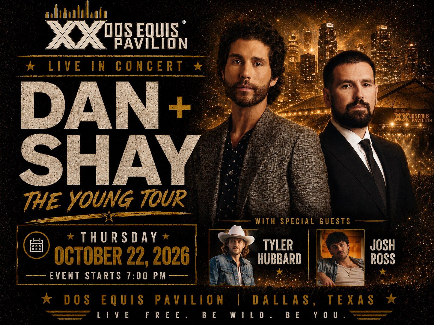 Dan + Shay at Dos Equis Pavilion — Oct 22 Ride Guide