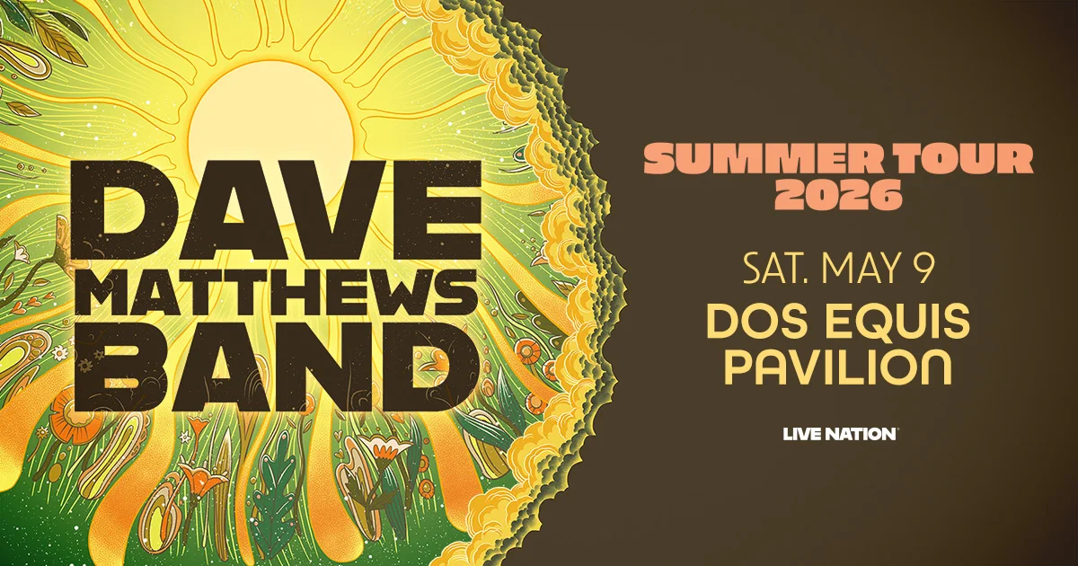 Dave Matthews Band Dos Equis Pavilion Dallas May 9 2026