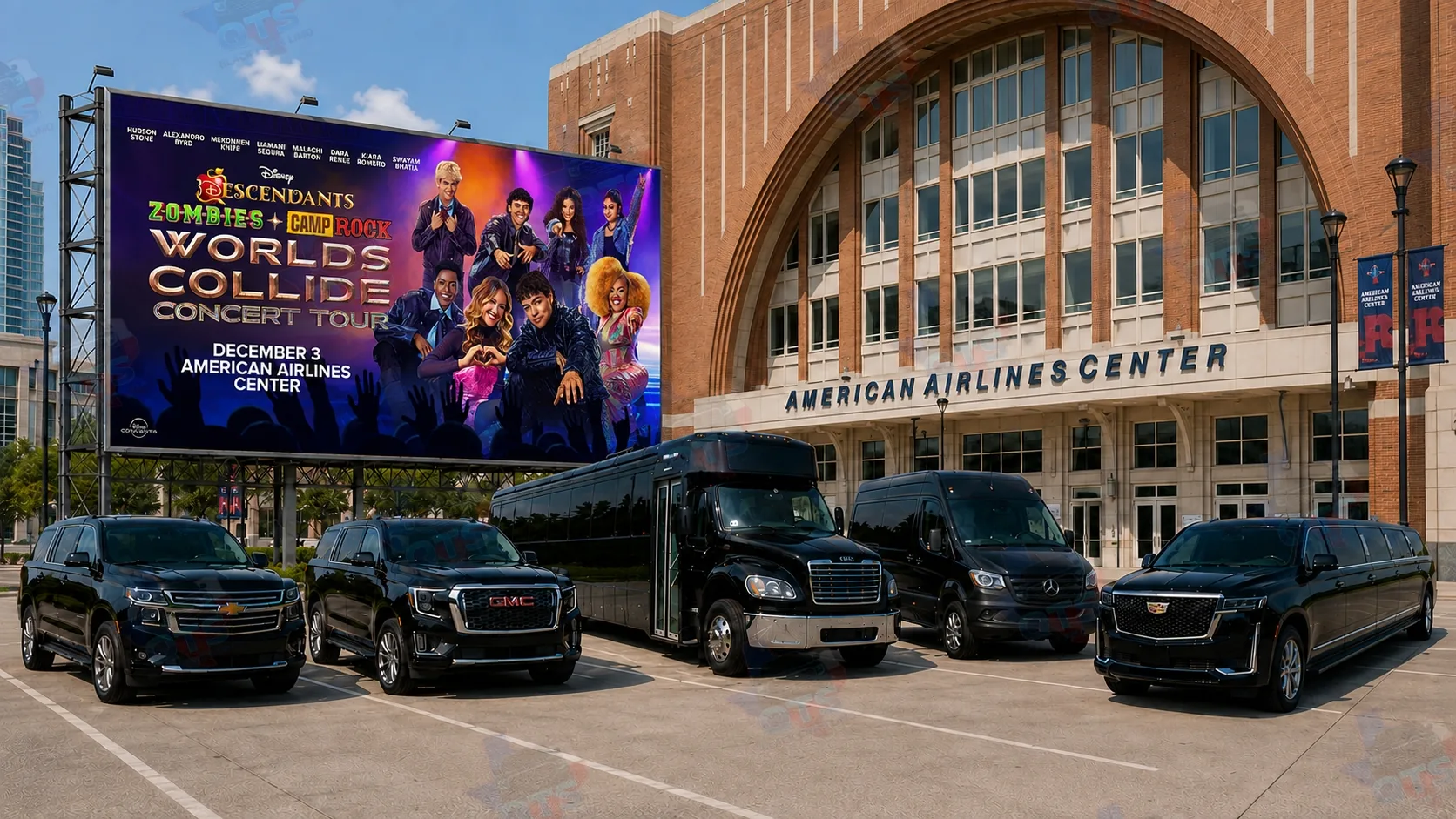 Disney Worlds Collide Concert Tour — DFW black car & chauffeur service