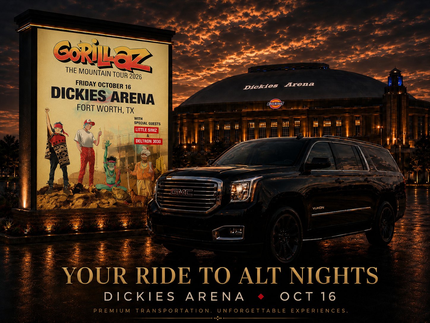 Gorillaz — DFW black car & chauffeur service