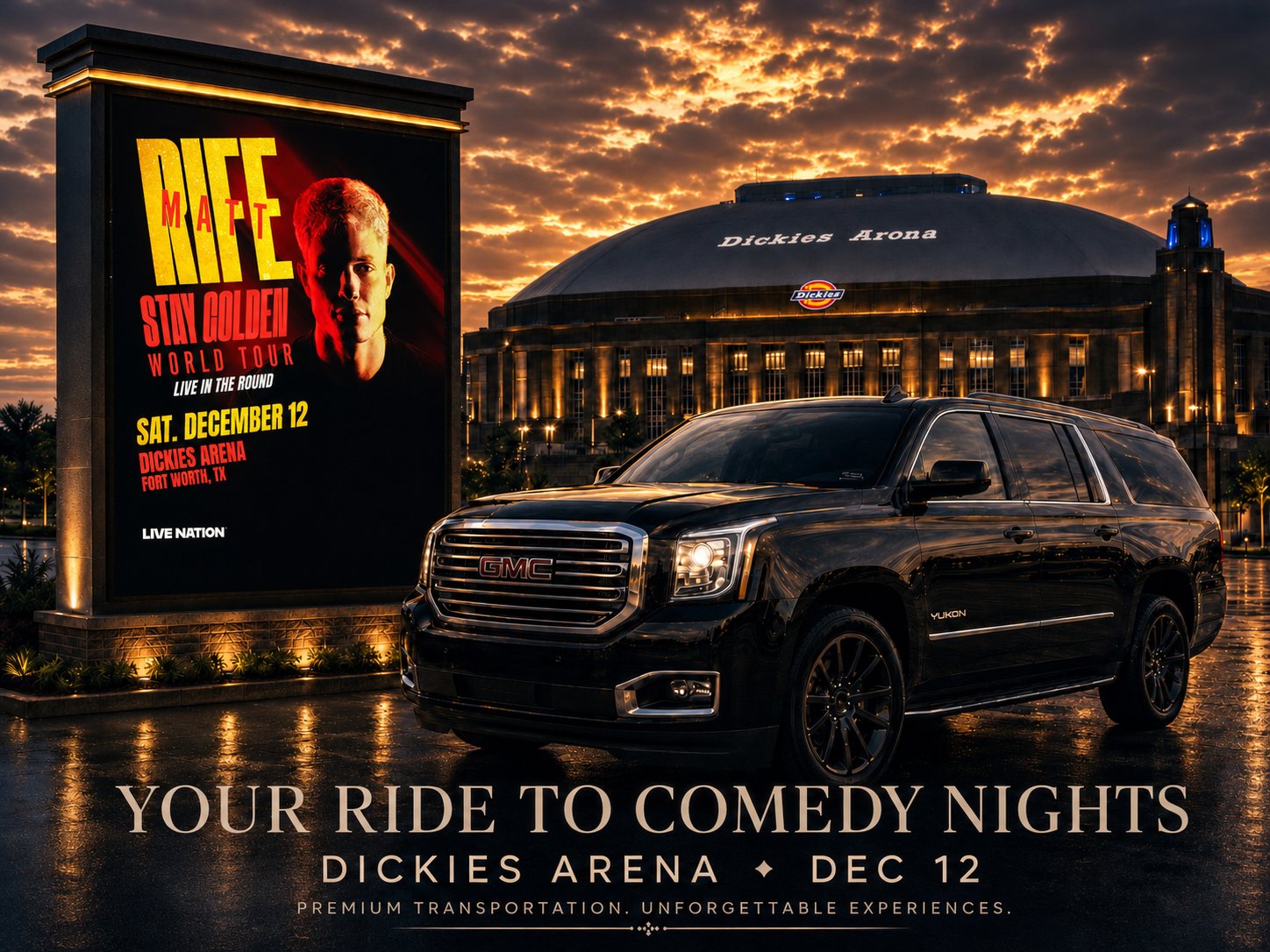 Matt Rife — DFW black car & chauffeur service