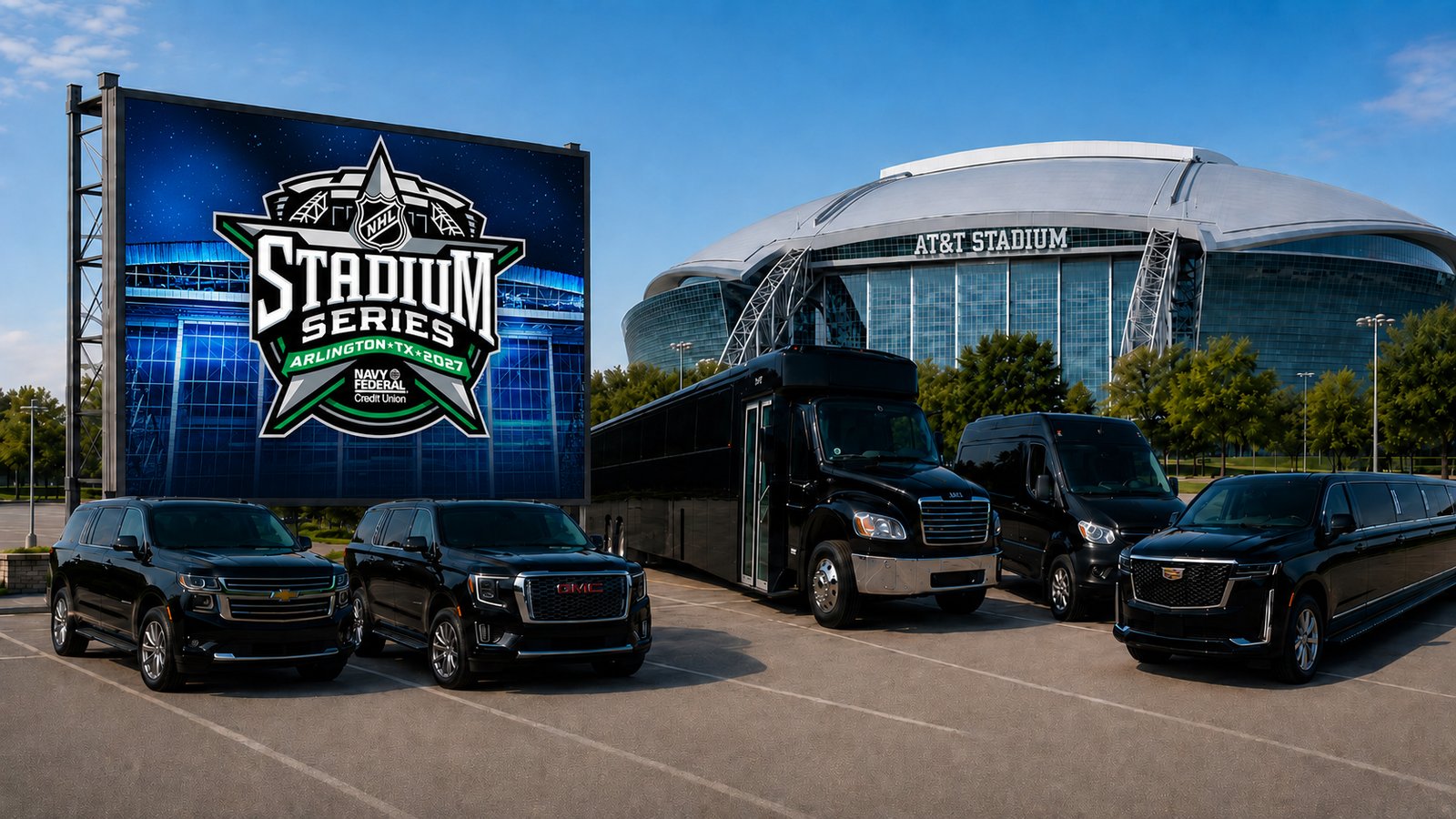 NHL Stadium Series — DFW black car & chauffeur service