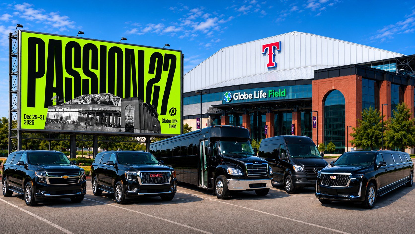 Passion 2027 — DFW black car & chauffeur service