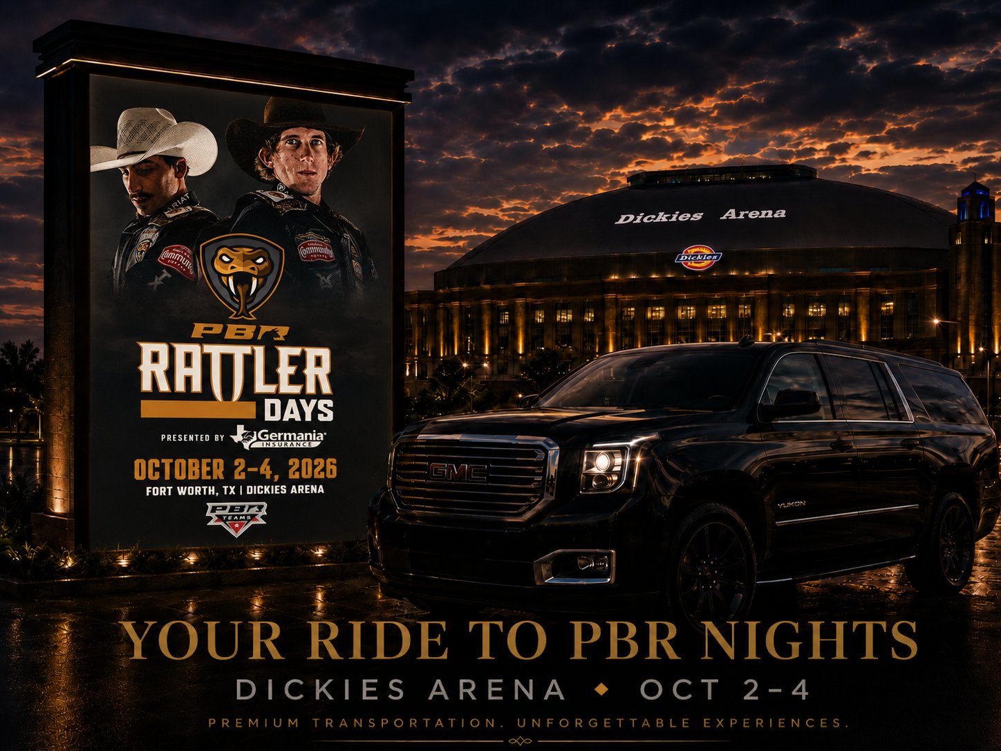 PBR Rattler Days — DFW black car & chauffeur service