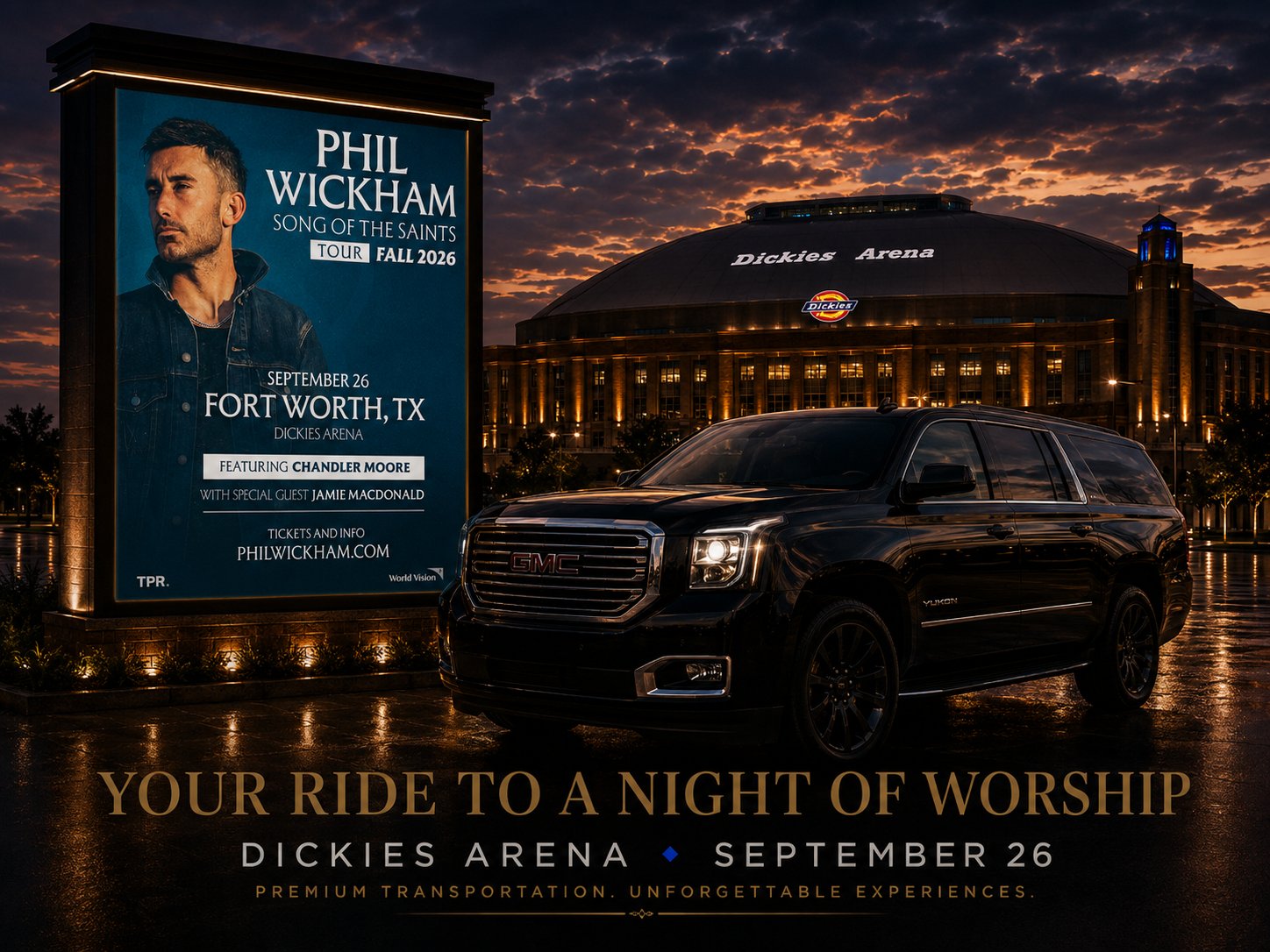 Phil Wickham — DFW black car & chauffeur service