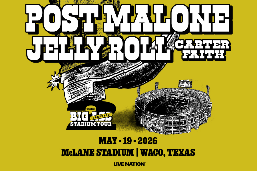 Post Malone and Jelly Roll BIG ASS Stadium Tour Part 2 McLane Stadium Waco Texas May 19 2026