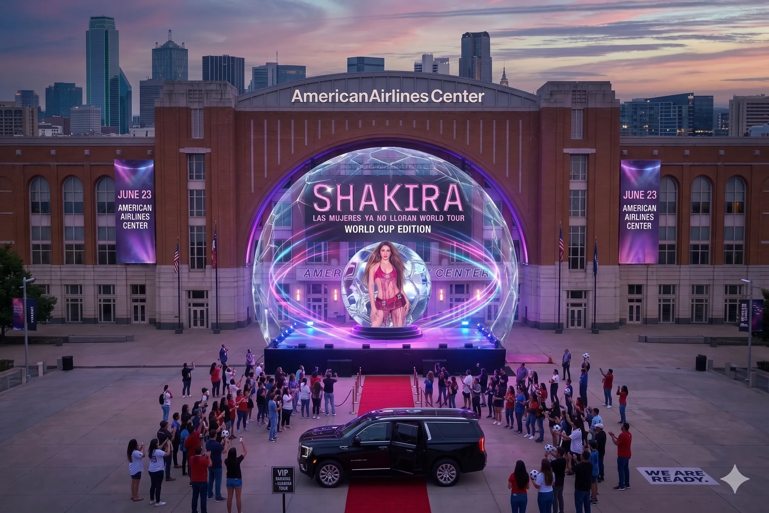 Shakira Las Mujeres Ya No Lloran World Tour at American Airlines Center Dallas June 23 2026