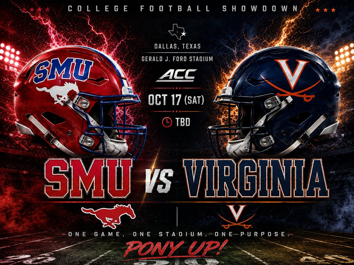 SMU vs Virginia — DFW black car & chauffeur service