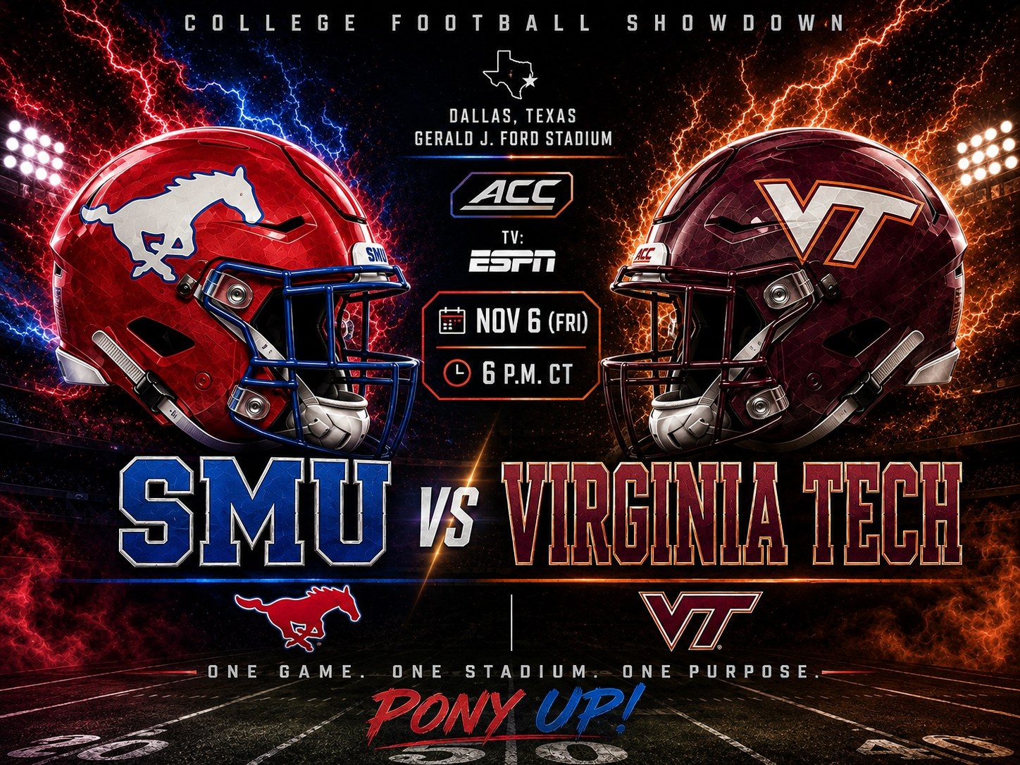 SMU vs Virginia Tech — DFW black car & chauffeur service