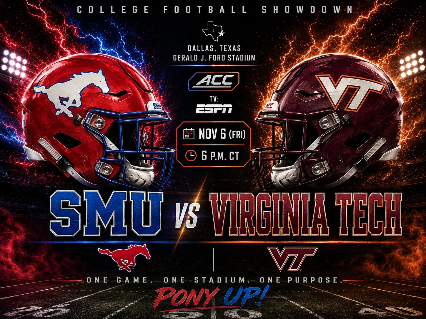 SMU vs Virginia Tech — DFW black car & chauffeur service