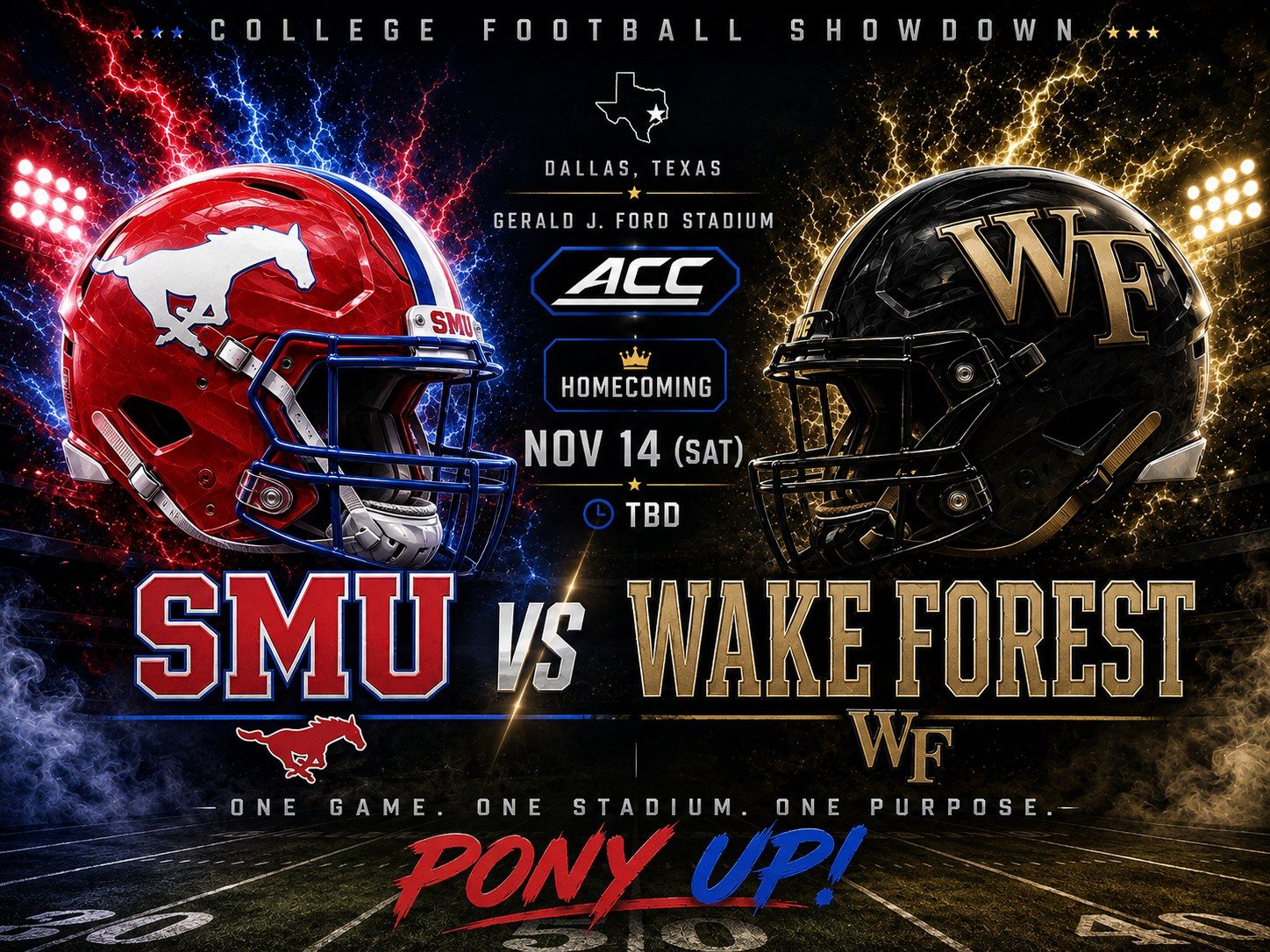 SMU vs Wake Forest — DFW black car & chauffeur service