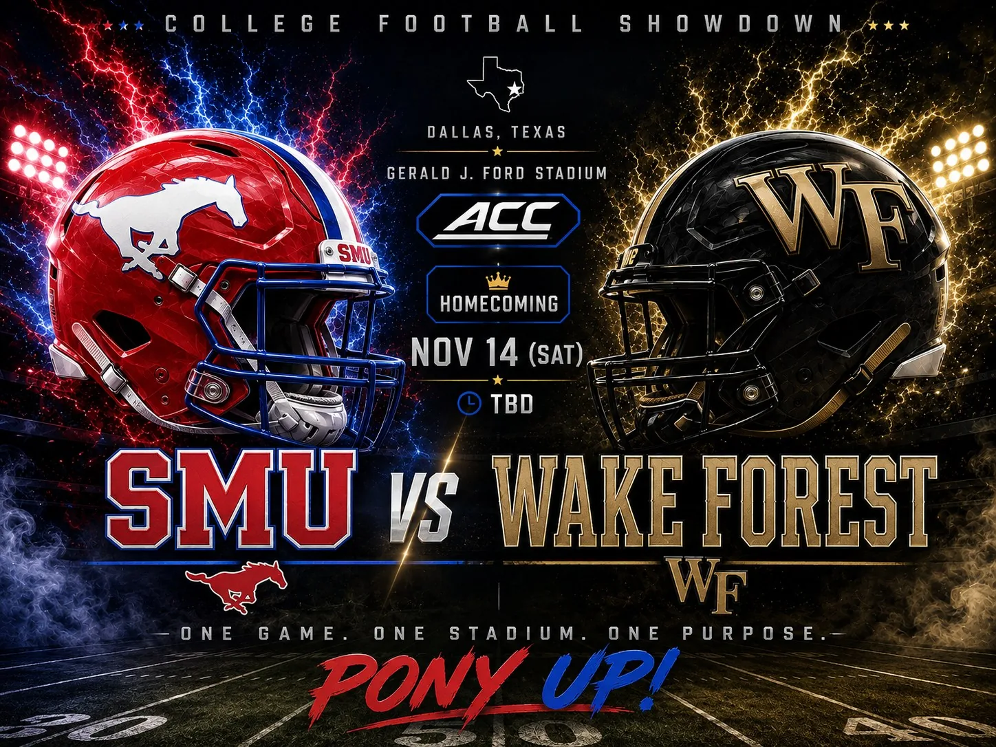 SMU vs Wake Forest — DFW black car & chauffeur service
