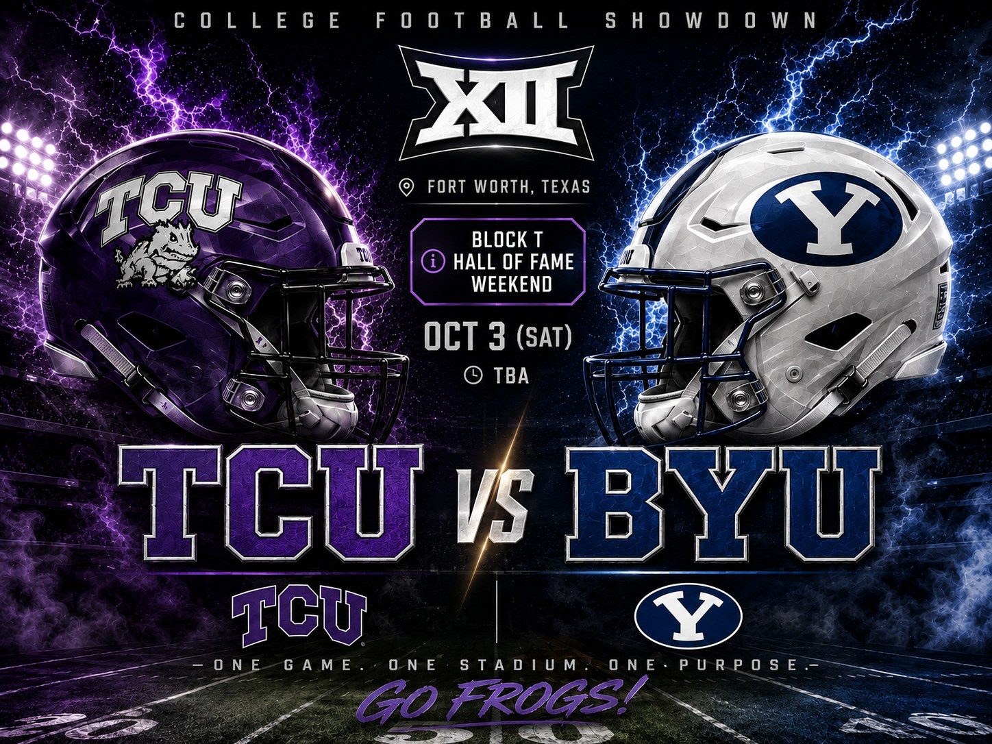 TCU vs BYU — DFW black car & chauffeur service