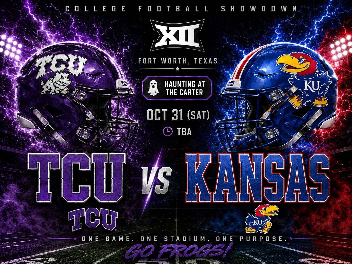 TCU vs Kansas — DFW black car & chauffeur service