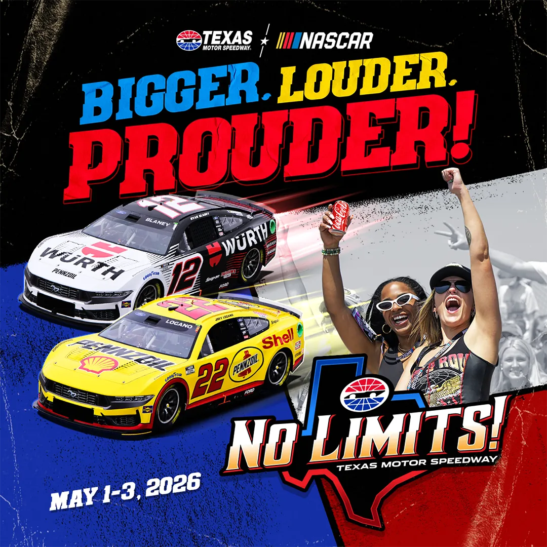 NASCAR Tripleheader at Texas Motor Speedway Fort Worth May 1-3 2026