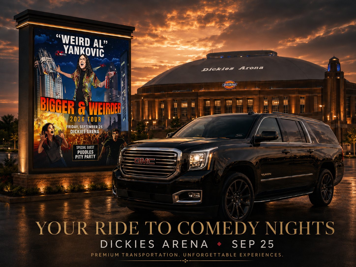 Weird Al Yankovic — DFW black car & chauffeur service