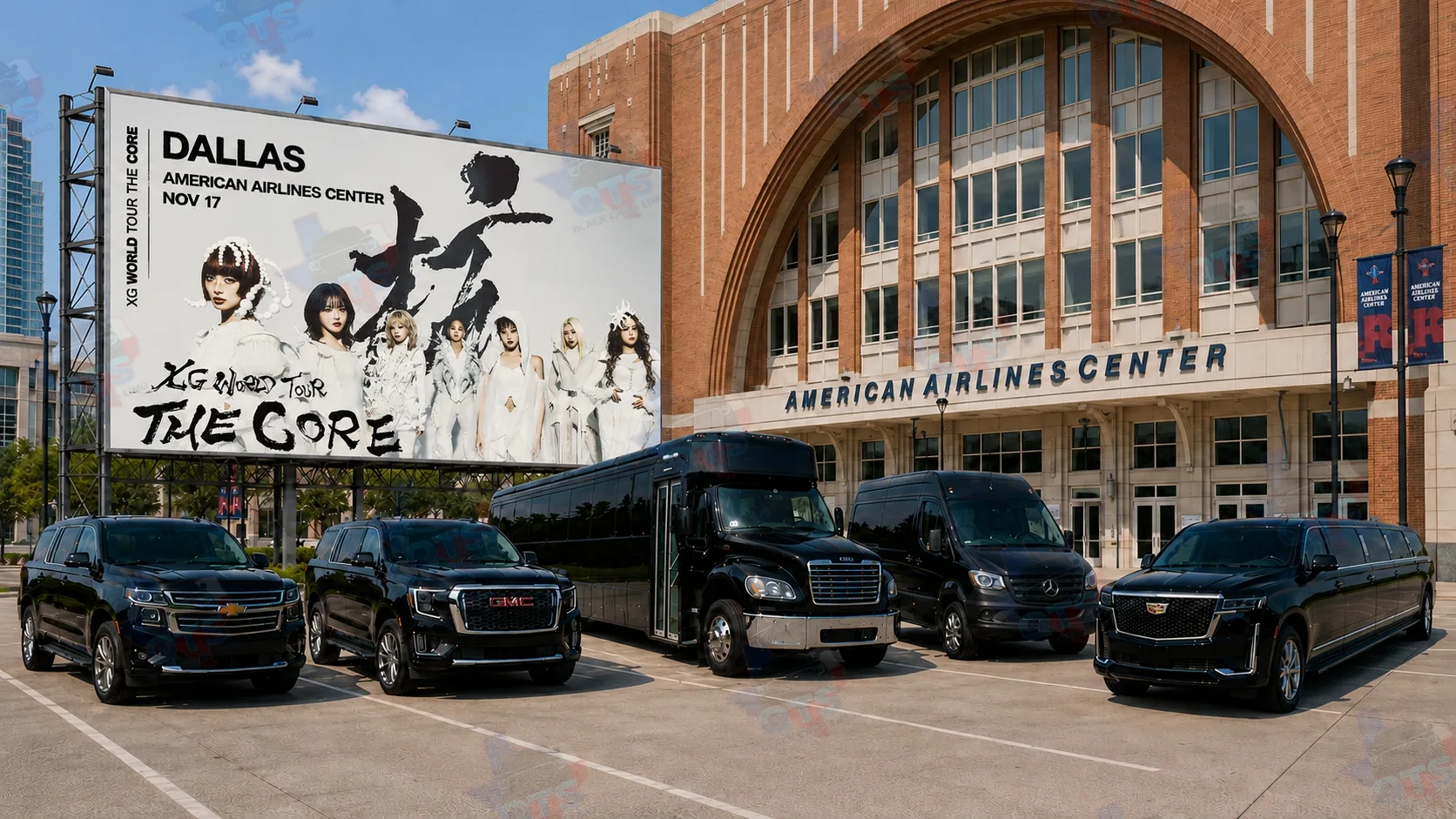 XG World Tour The Core — DFW black car & chauffeur service